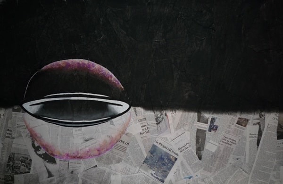 International Bubble, artwork by Dana Loberg