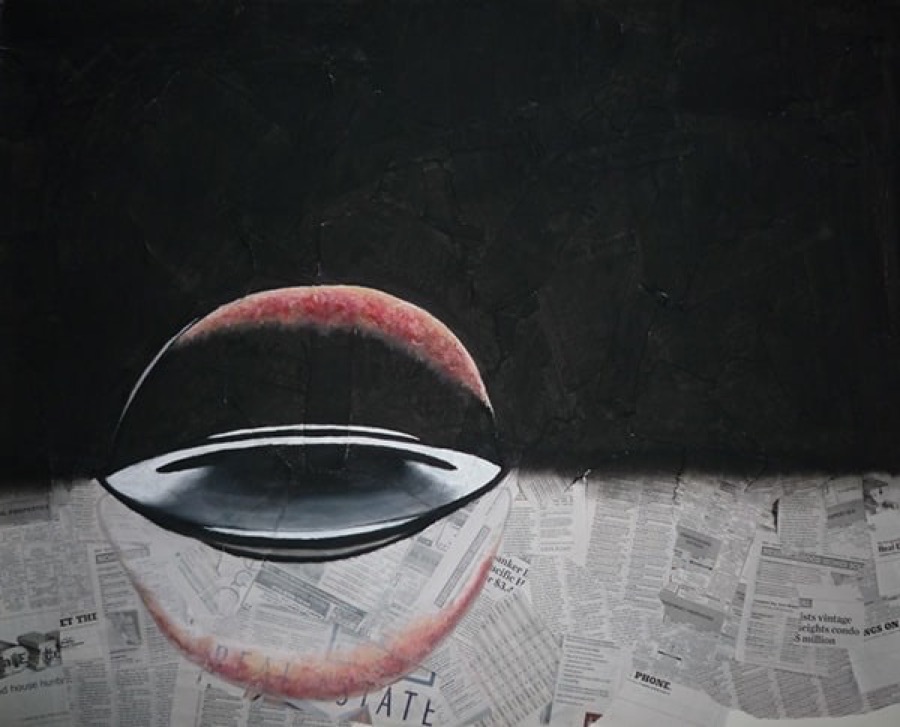 Real Estate Bubble, artwork by Dana Loberg