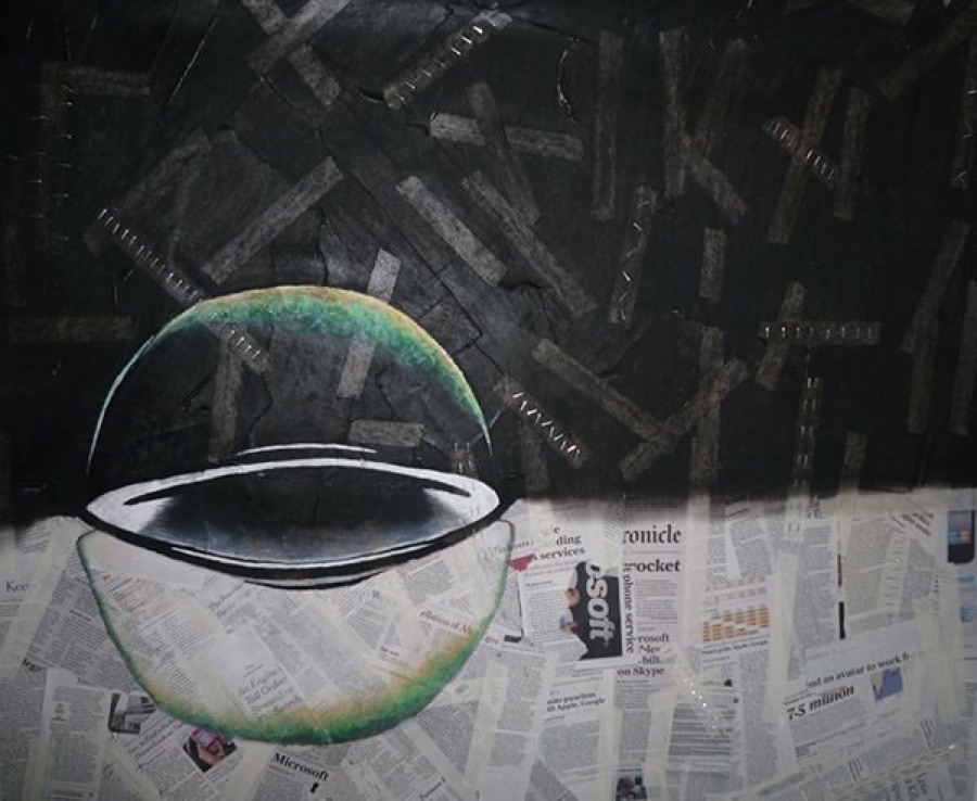 Tech Bubble, artwork by Dana Loberg